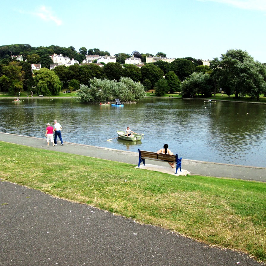 The Marine Lake in Portishead