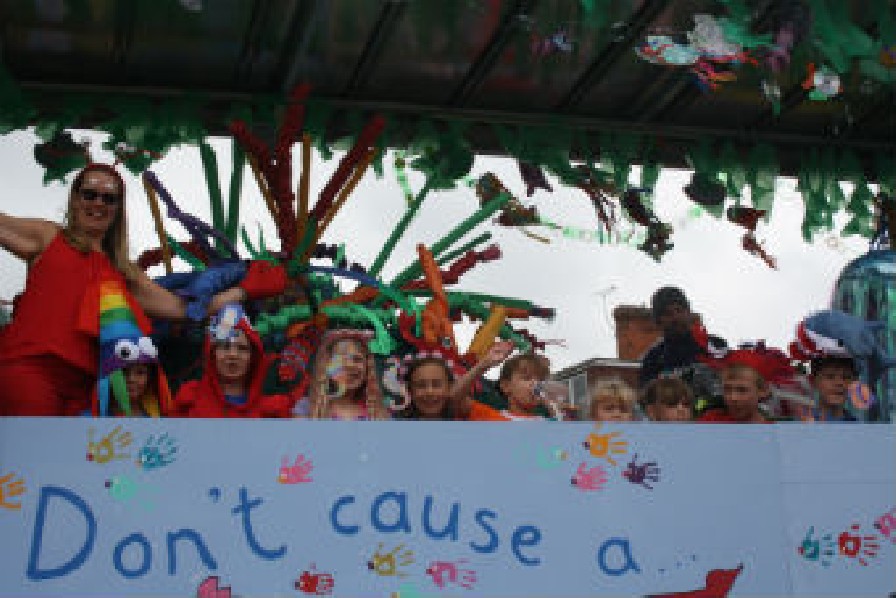 St Peters School float, supreme champion winnir, Commotion in the Ocean