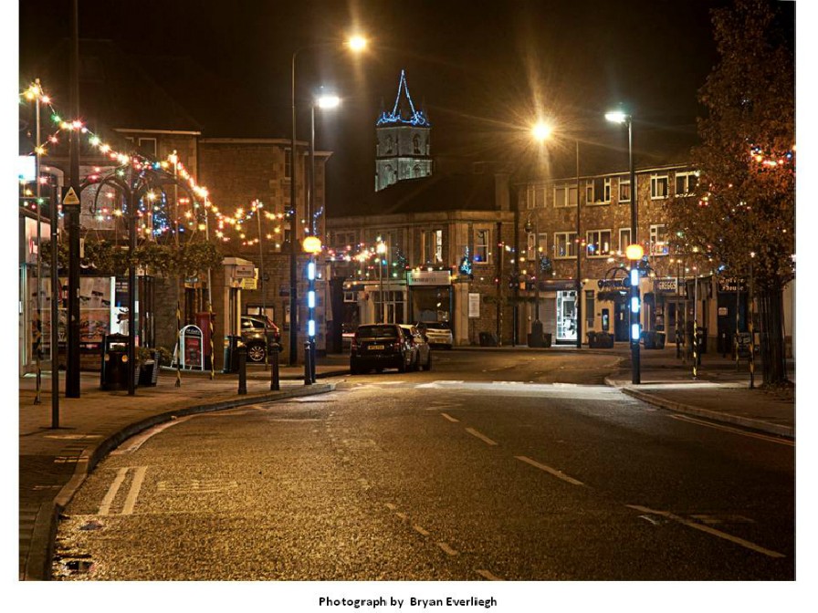 a small selection of portishead wondeful christmas lights 