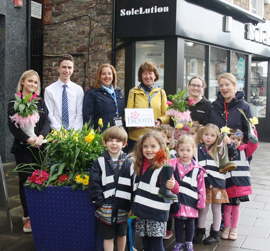 Photo of the launch of the Plant A Welly competition