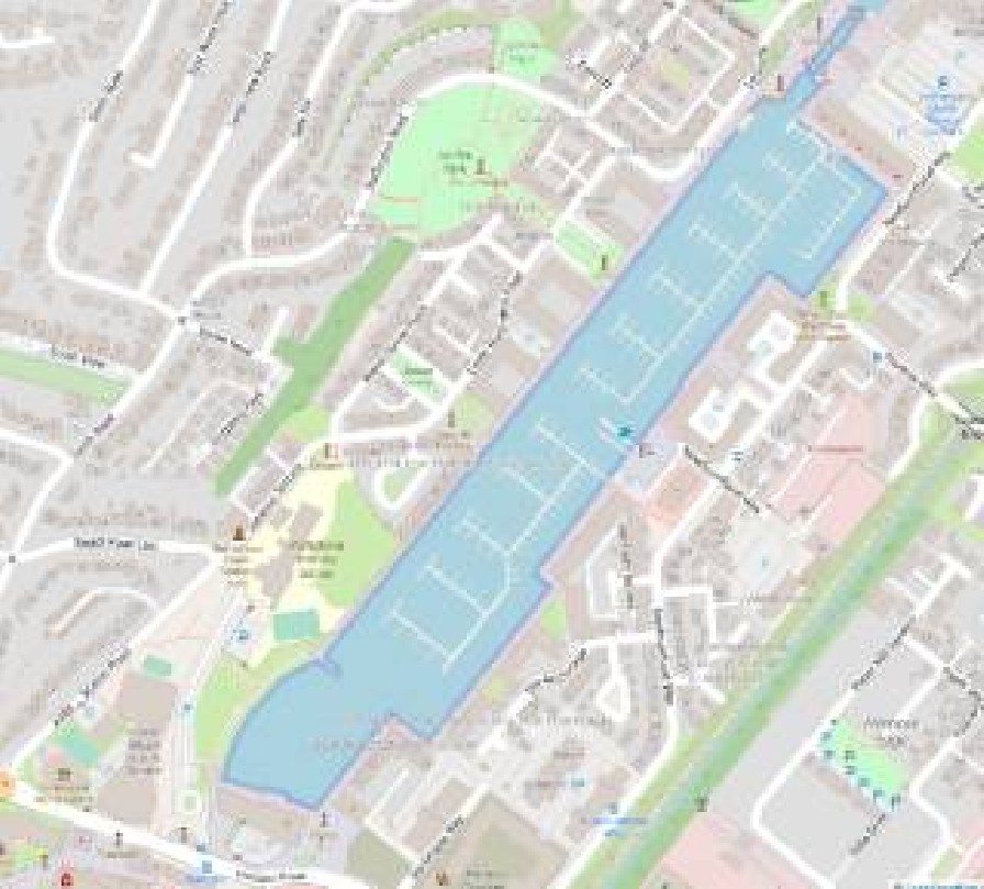 click to see marina walk on open streetmap, opens ins a new window 