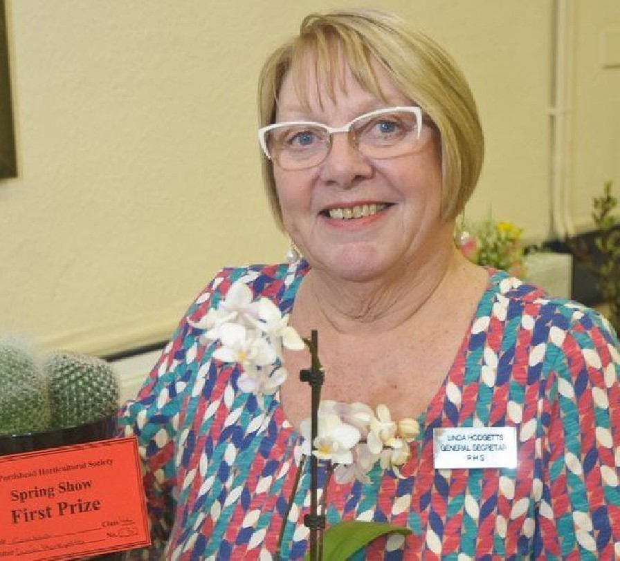 Linda Hodgetts, secretary. Portishead Horticultural Society