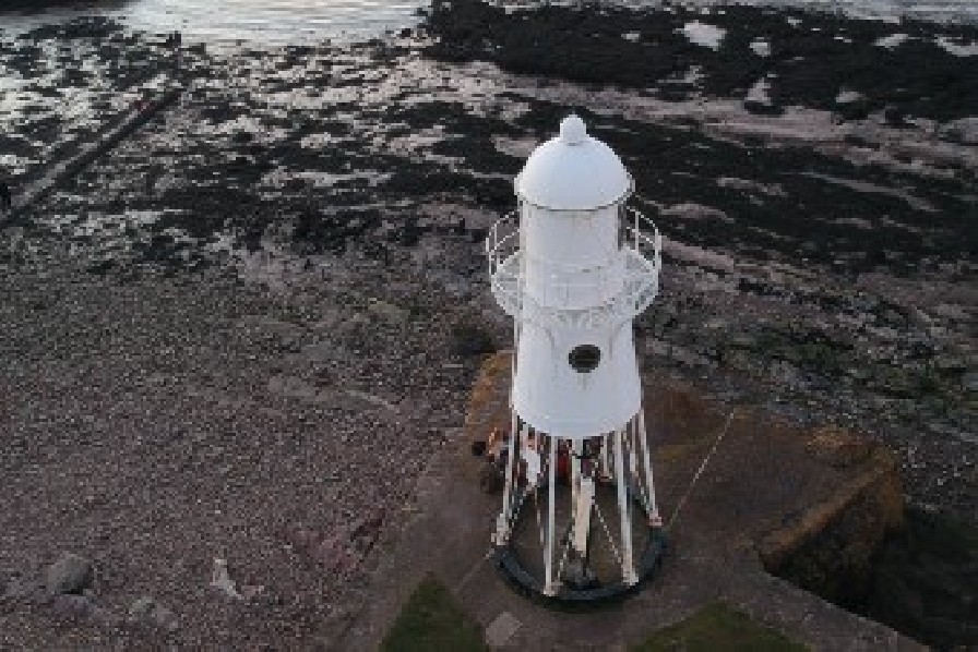 Black Nore Lighthouse from above
