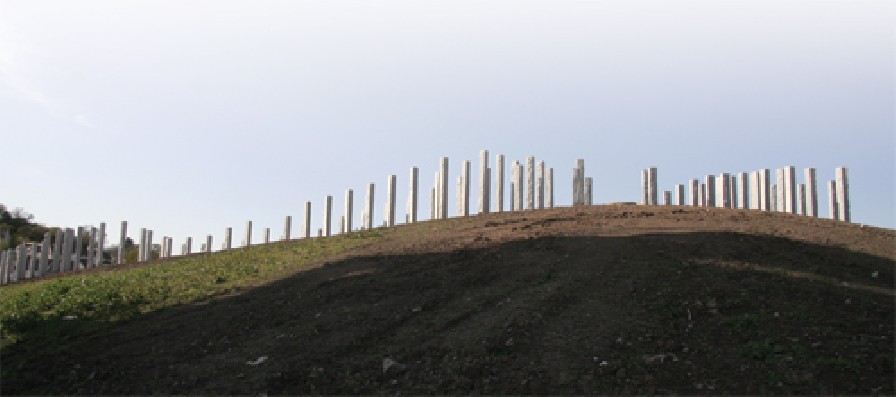 Full Fathom Five, a sculpture by Michael Dab Archer, part of Portishead's Arts Trail